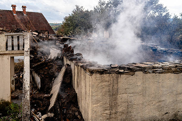 Professional Fire Damage Removal technician working in Prospect, KY